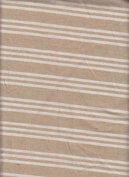 19531 TAUPE BROWN PRINTS RECYCLED STRIPES WOVEN