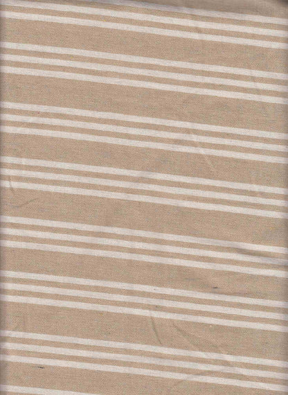 19531 TAUPE BROWN PRINTS RECYCLED STRIPES WOVEN