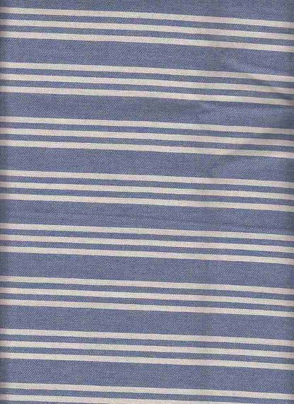 19531 CHAMBRAY BLUE PRINTS RECYCLED STRIPES WOVEN