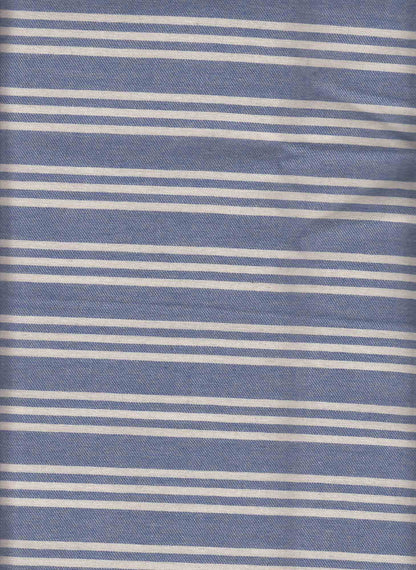 19531 CHAMBRAY BLUE PRINTS RECYCLED STRIPES WOVEN