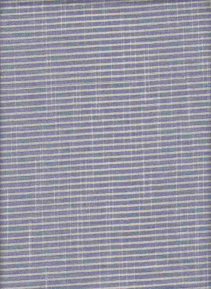 19532 CHAMBRAY BLUE PRINTS RECYCLED STRIPES WOVEN