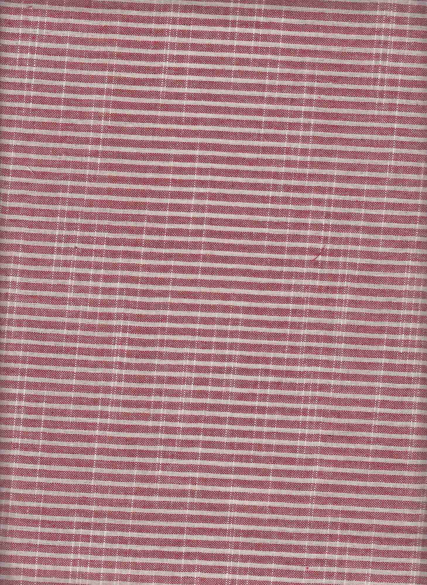 19532 RED PRINTS RECYCLED RED STRIPES WOVEN