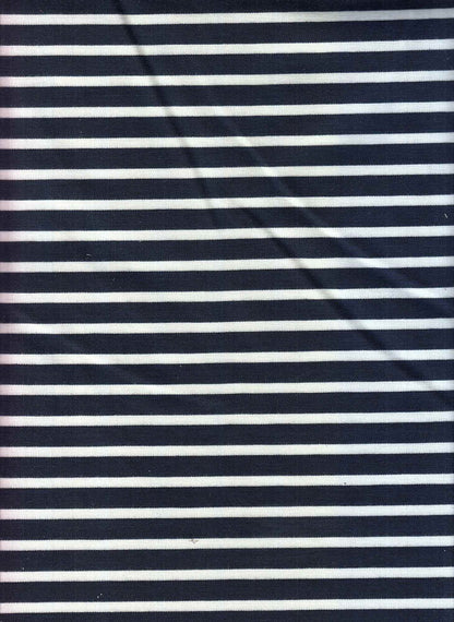 13999 STRIPE NAVY/WHITE BLUE KNITS PONTI/OTTOMAN STRIPES