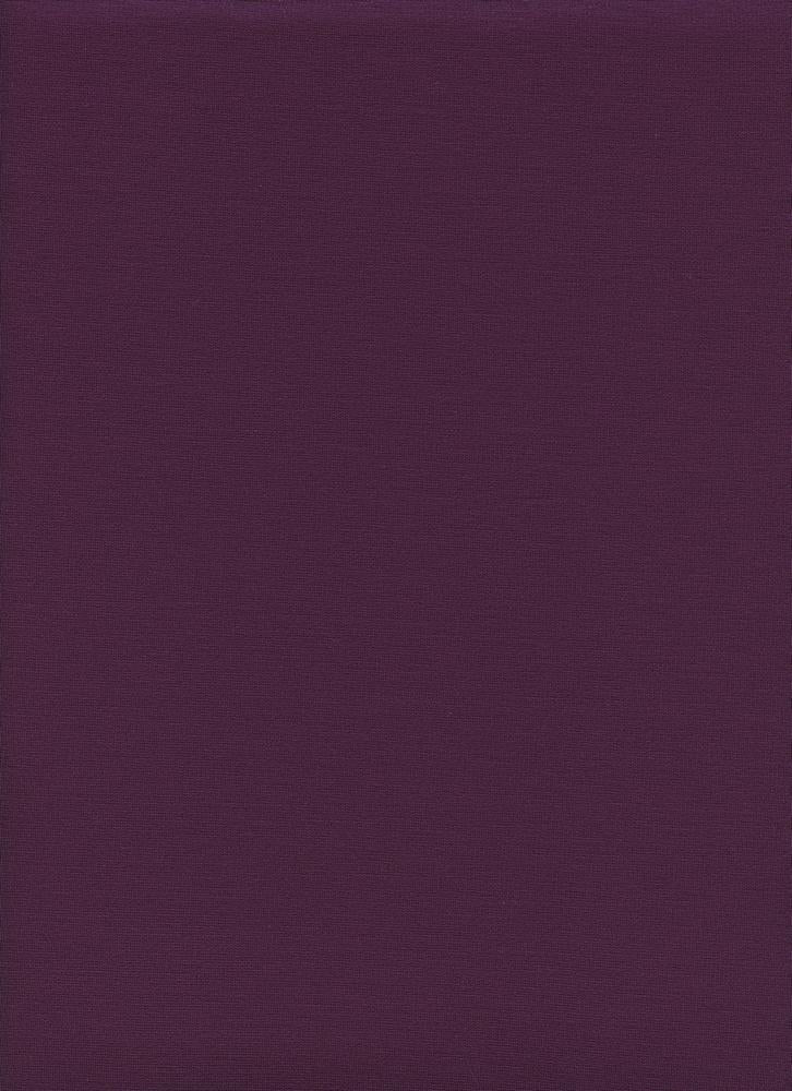 13999 PLUM ATHLETIC KNITS PONTI/OTTOMAN PURPLE RAYON SPANDEX SOLIDS TOP SELLERS