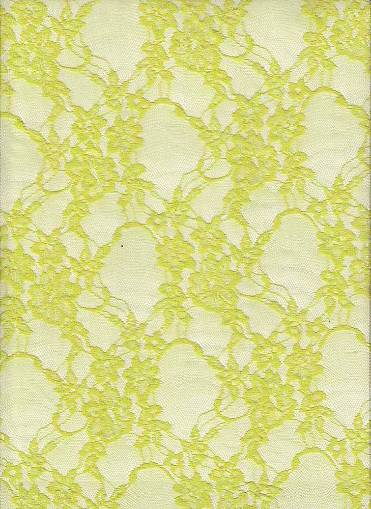 19608 LIME GREEN STRETCH LACE