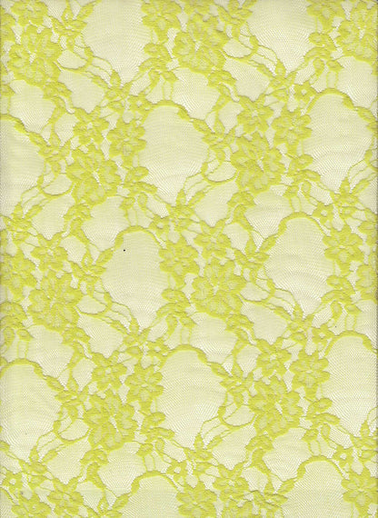 LACE 19608 LIME GREEN STRETCH LACE
