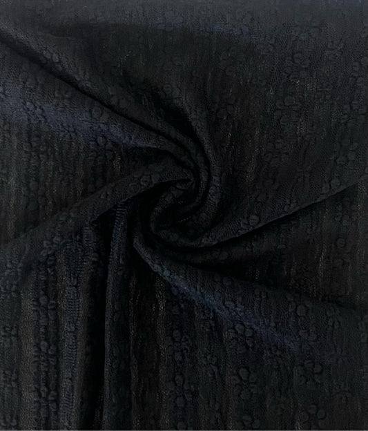 19653 BLACK STRETCH LACE