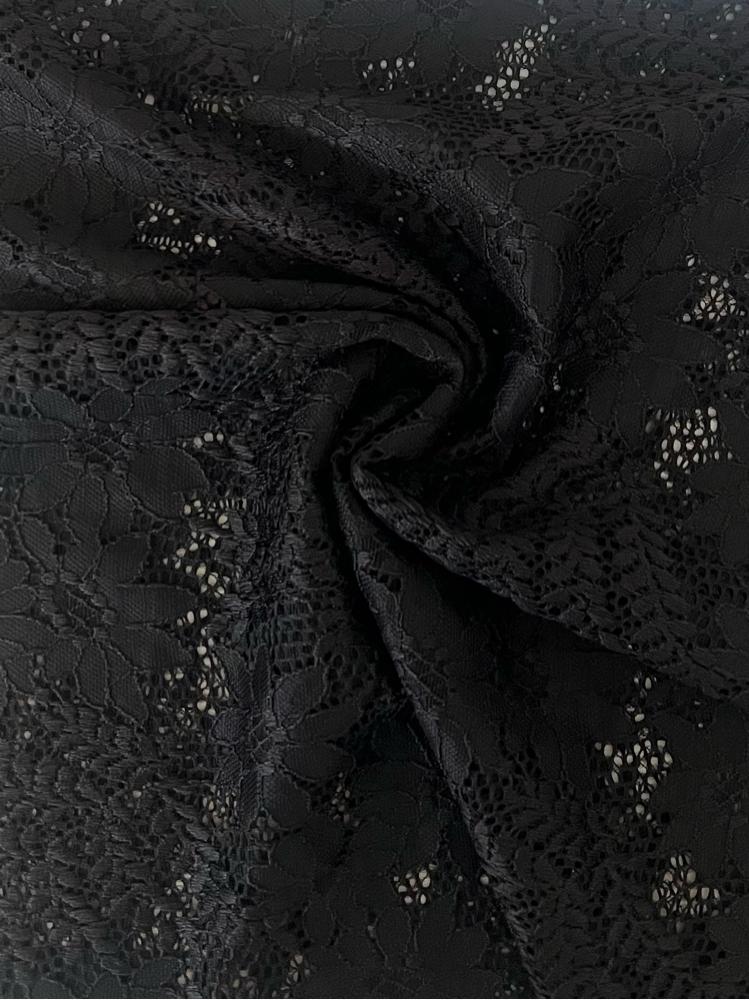 LACE 19624 BLACK KNITS