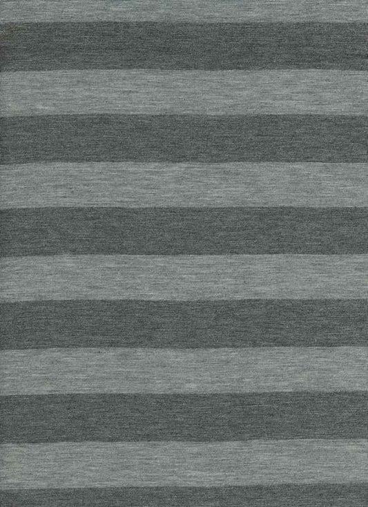 13060 HGREY/CHARCOAL JACQUARD/NOVELTY JERSEY KNITS STRIPES