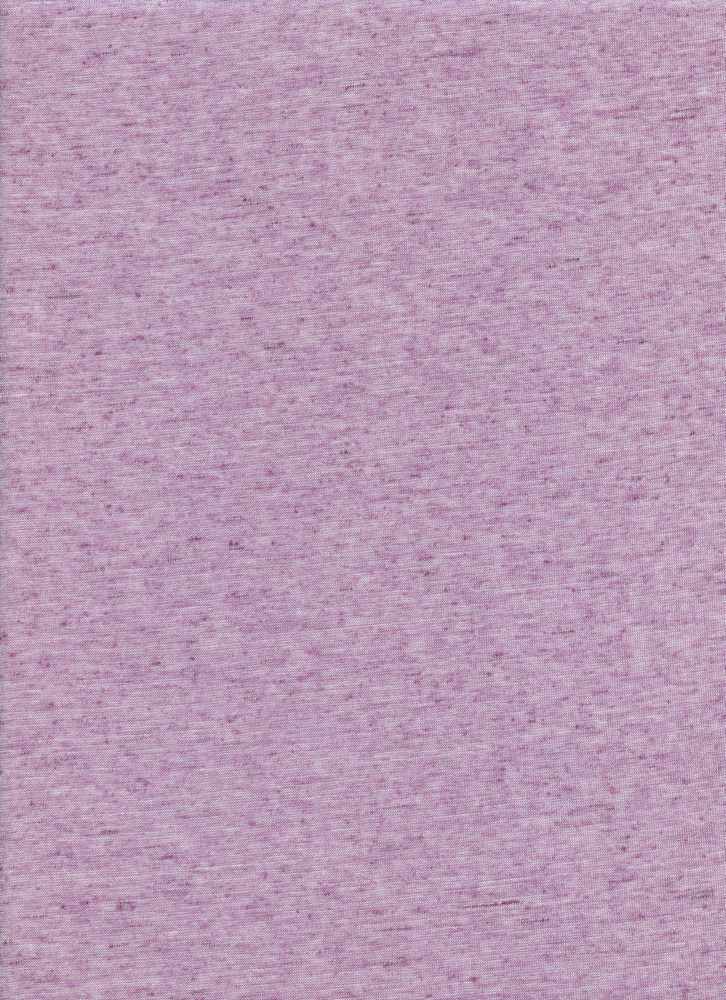 PJSY MELANGE LT LAVENDER JERSEY KNITS LINEN PURPLE SLUB/NEPS