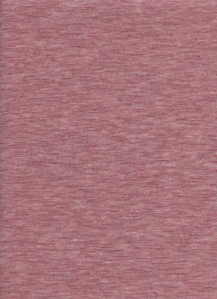 8003 PR HEATHER RUBY JERSEY KNITS RED SLUB/NEPS SOLIDS