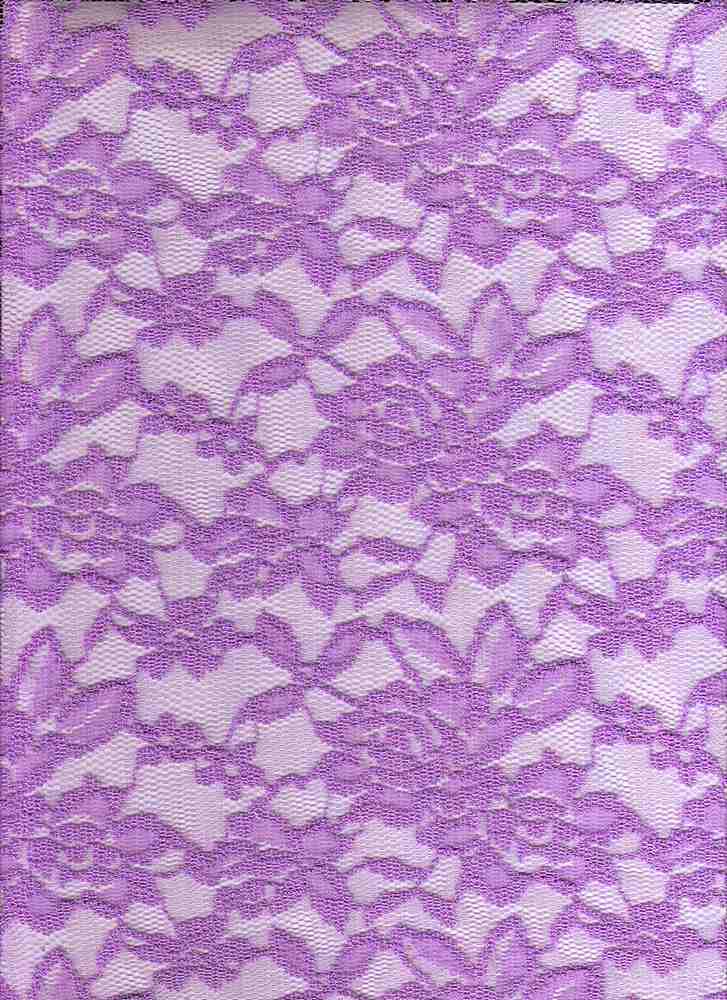 19609 ORCHID PURPLE STRETCH LACE