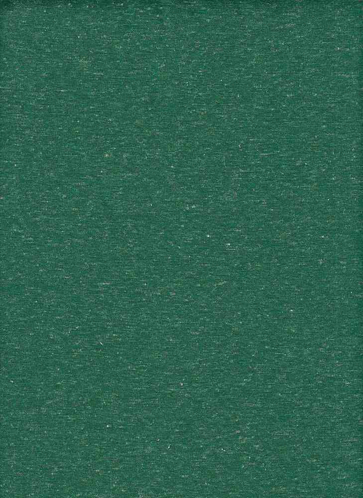 PJSY MELANGE ULTRAMARINE GRN GREEN JERSEY KNITS LINEN SLUB/NEPS