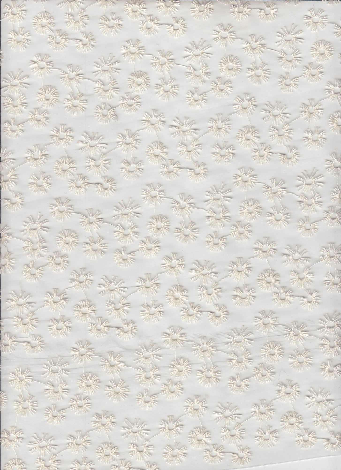 14093 NATURAL EMBROIDERY OFFWHITE/IVORY