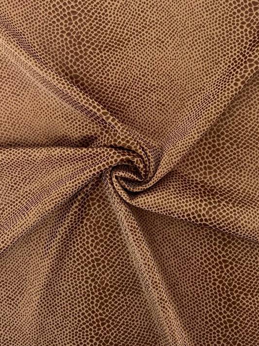 15062 TAUPE BROWN EMBELLISHMENT/EMBOSSED KNITS LEATHER PRINTS SOLIDS