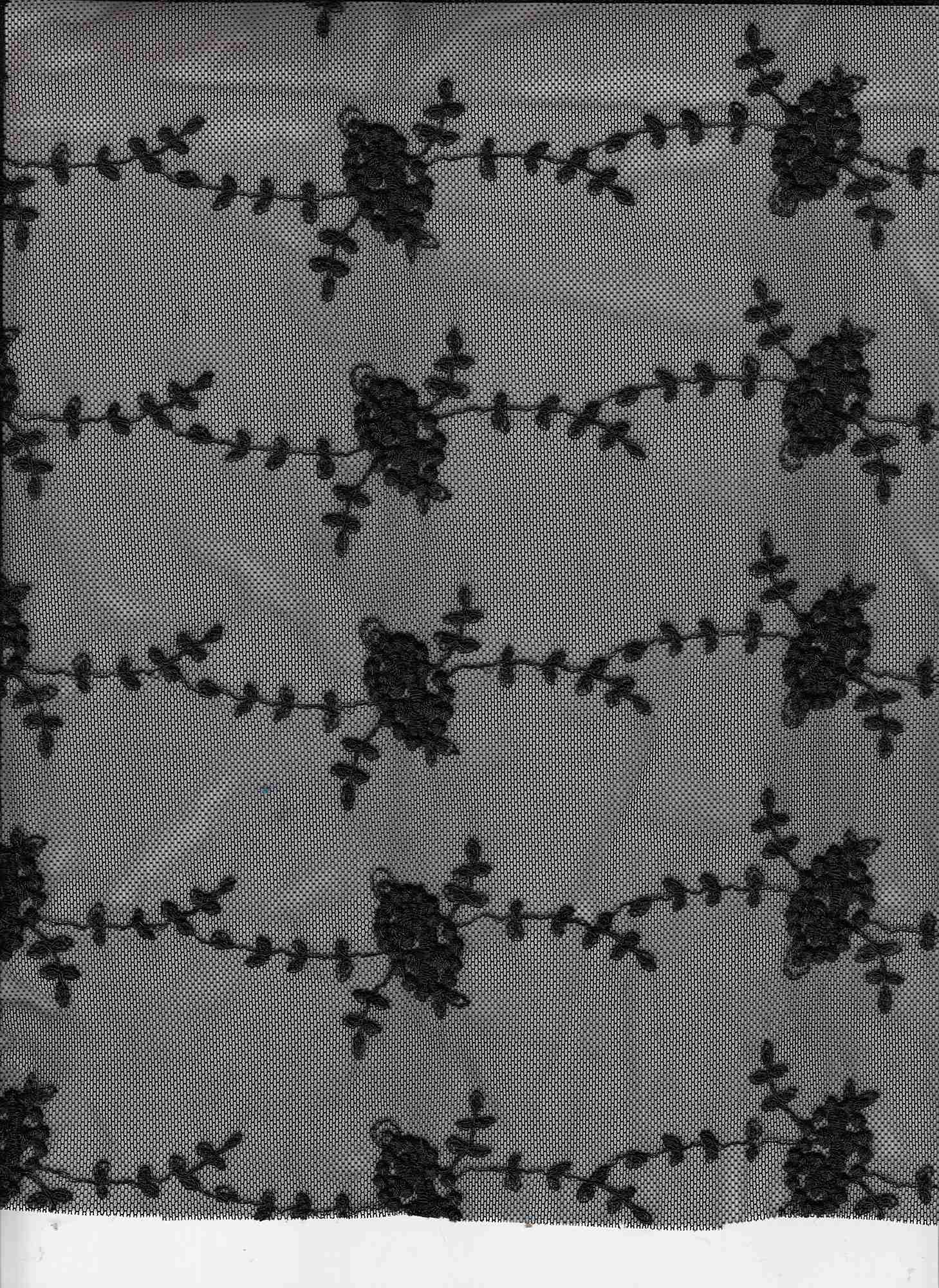14095 BLACK BLACK EMBROIDERY