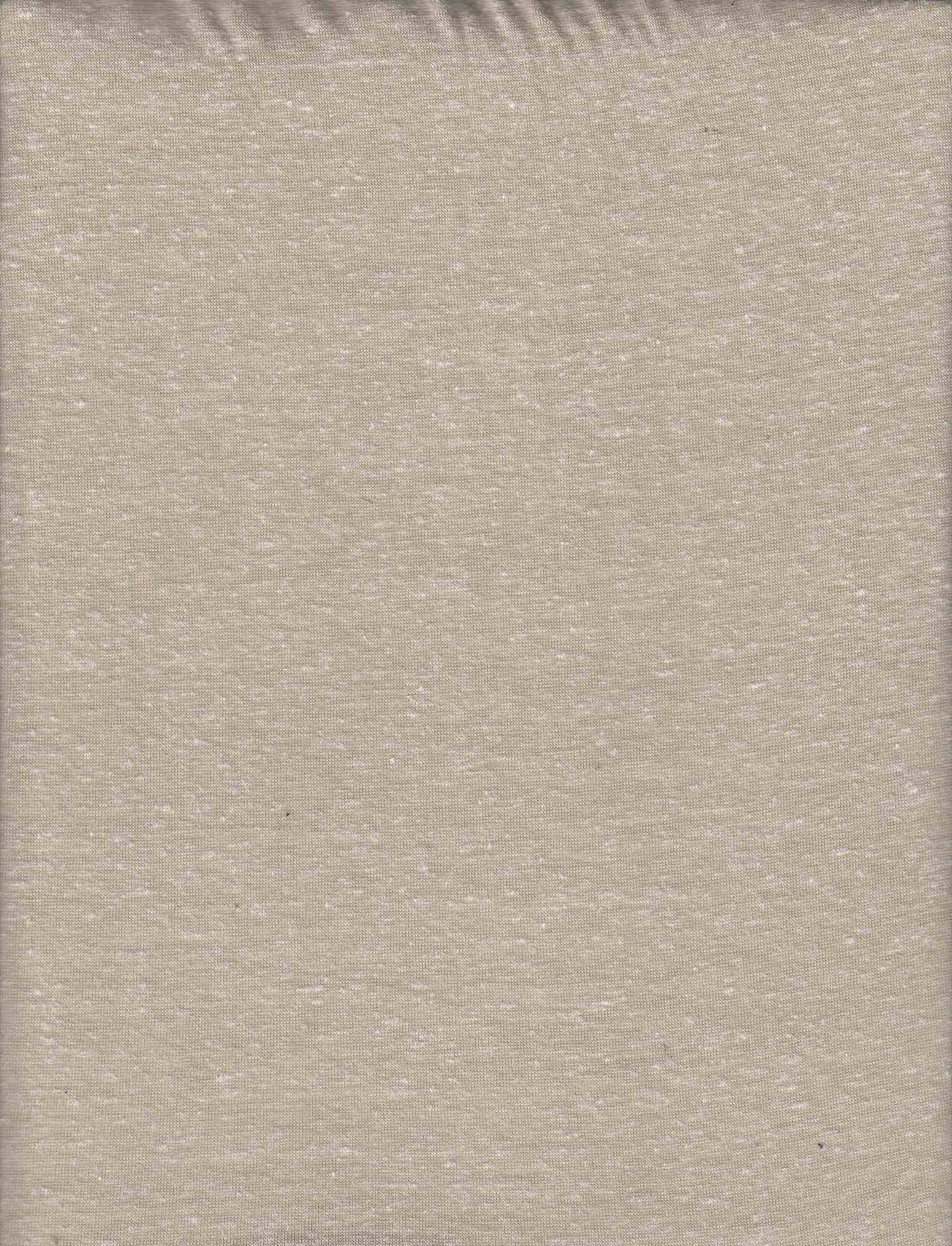 TRIBLEND TAN BROWN JERSEY KNITS SLUB/NEPS