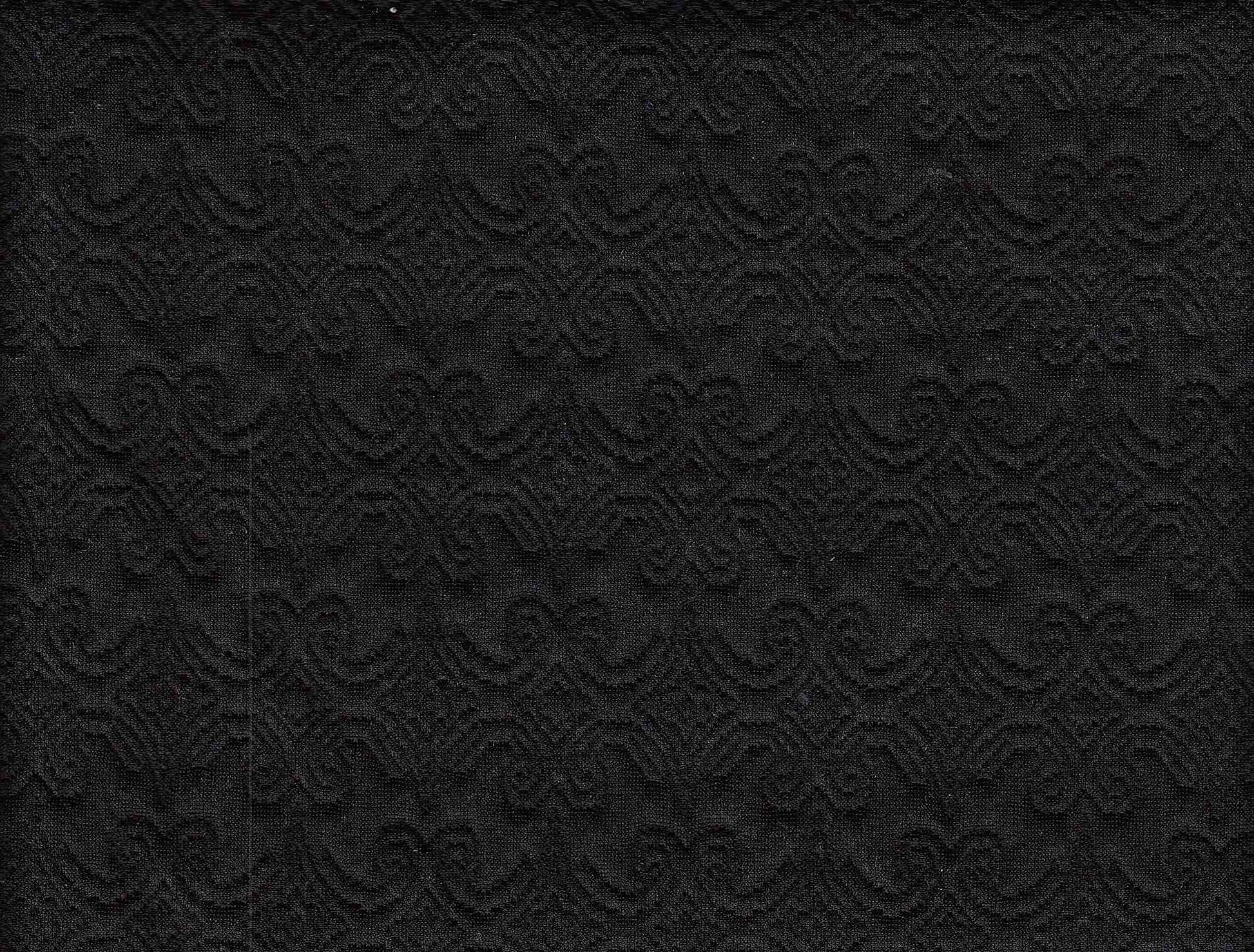 17051 BLACK BLACK DOUBLE KNITS JACQUARD/NOVELTY