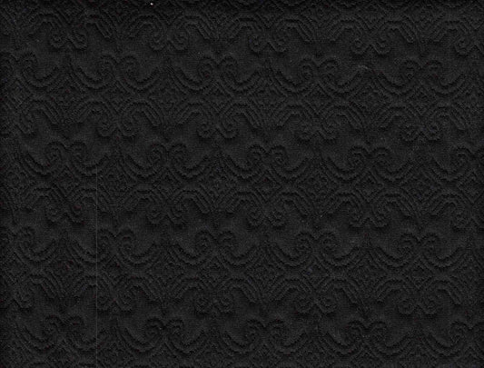 17051 BLACK BLACK DOUBLE KNITS JACQUARD/NOVELTY